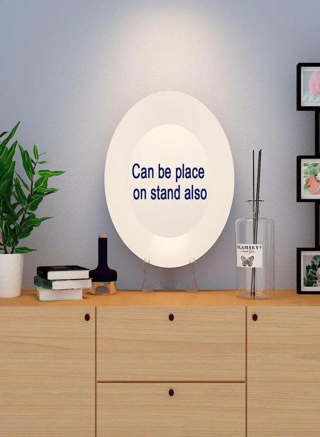 HomScape مجموعة أطباق جدارية سيراميكية تقليدية من هوم سكيب بتصميم مادوباني، 3 قطع | 2 كبير (10.5 بوصة × 10.5 بوصة) و1 صغير (7.5 بوصة × 7.5 بوصة) | فن تراثي | تشطيب فاخر - Image 5